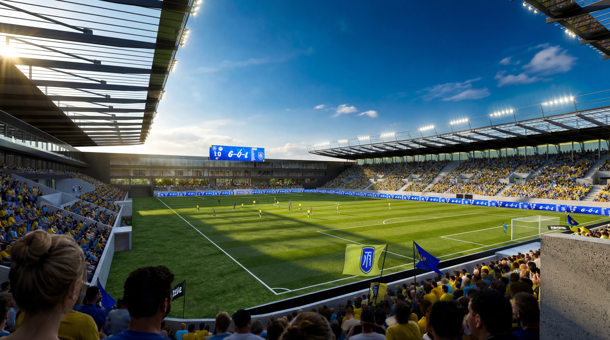 Předpisy a nová Stínadla: Evakuace do 15 minut i luxusní zázemí pro fanoušky, odhaluje architekt